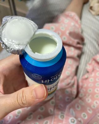 LIVE 매일바이오 썬화이버 드링킹 요거트 — 4.5점을 준 리뷰어가 2022년 8월 올린 사용 사진