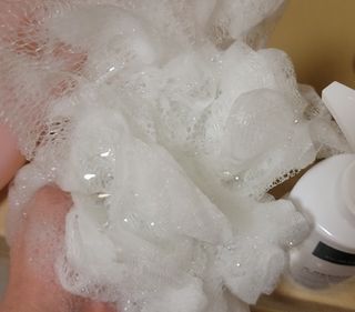셀라피 에이리페어 크림 바디 워시 2세대 500ml — 3점을 준 리뷰어가 2021년 1월 올린 사용 사진