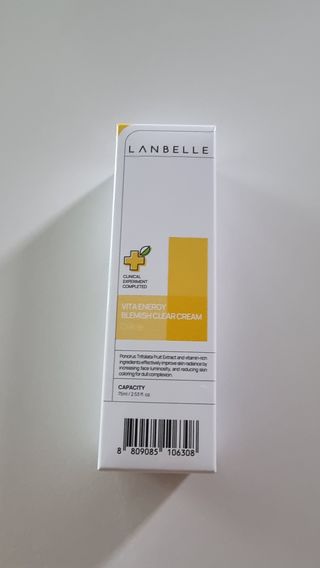 랑벨 비타 에너지 잡티 크림 75ml (피부 속 기미완화크림) — 5점을 준 리뷰어가 2022년 6월 올린 사용 사진
