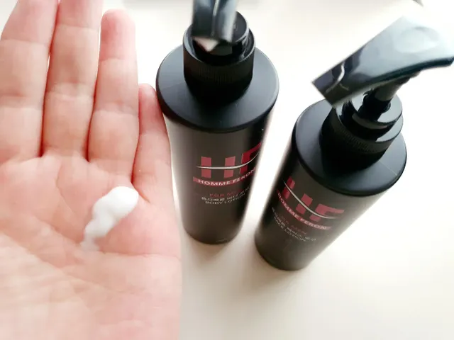 웰피아 올인원 남성화장품 옴므페론 리뷰 사진