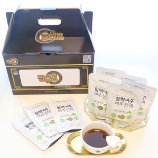 참유원 특허제조 활력 여주진액 여주즙 50포 — 5점을 준 리뷰어가 2022년 1월 올린 사용 사진