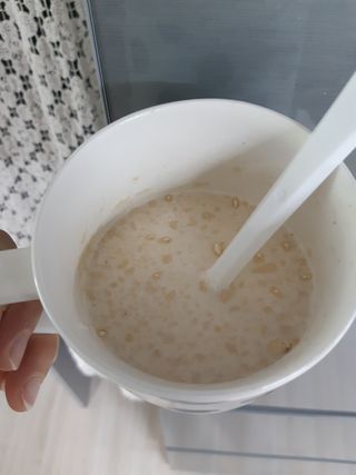 메이준뉴트리 유러피언 산양유 콜라겐 프로틴 — 5점을 준 리뷰어가 2021년 5월 올린 사용 사진