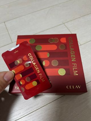프리마인 귀족의 콜라겐, 92배 흡수율. 럭셔리 프리미엄 셀라브 콜라겐필름 30매 — 5점을 준 리뷰어가 2021년 11월 올린 사용 사진