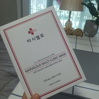 닥터마시멜로 마블러스 멀티 클리닉 마스크 — 5점을 준 리뷰어가 2021년 5월 올린 사용 사진