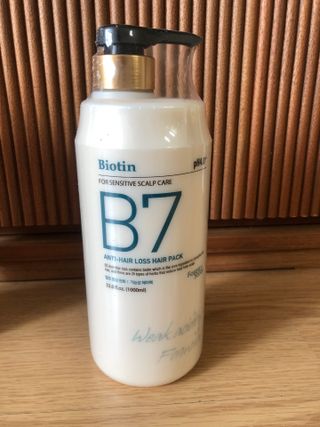 [포레스트스토리] B7 안티 헤어로스 샴푸1,000ml + 헤어팩 1,000ml — 5점을 준 리뷰어가 2021년 3월 올린 사용 사진