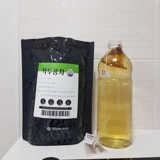 산그리메 작두콩차 — 4점을 준 리뷰어가 2021년 4월 올린 사용 사진
