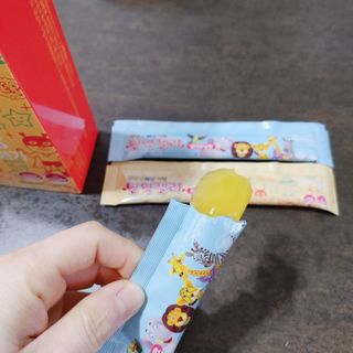 다나음 셀렌에 빠진 아연면역젤리 열대과일맛+사과맛 — 5점을 준 리뷰어가 2021년 2월 올린 사용 사진