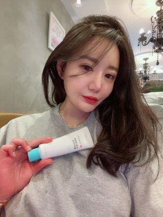 리더스코스메틱 리더스 카밍 바이오틱스 크림 마스크 — 5점을 준 리뷰어가 2021년 4월 올린 사용 사진
