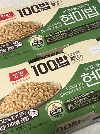 [구매평]양반 동원 양반 100밥 현미밥, 130g, 12개 — 5점을 준 리뷰어가 2025년 5월 올린 사용 사진
