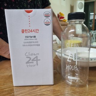 클린24시간 1BOX(5포) + 전용보틀(500ml) — 5점을 준 리뷰어가 2022년 9월 올린 사용 사진