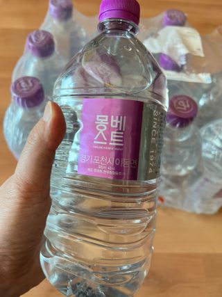 몽베스트 MONTBEST 1L 12입 — 5점을 준 리뷰어가 2022년 2월 올린 사용 사진