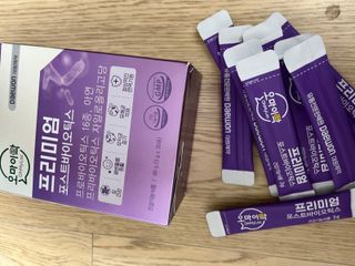 [유산균] 오마이락 프리미엄 포스트바이오틱스 30P — 5점을 준 리뷰어가 2022년 11월 올린 사용 사진