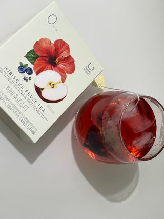 딜라이트 프로젝트 블렌딩티 우엉호박티, 히비후르츠티, 쟈스민캐모티 — 4점을 준 리뷰어가 2021년 7월 올린 사용 사진