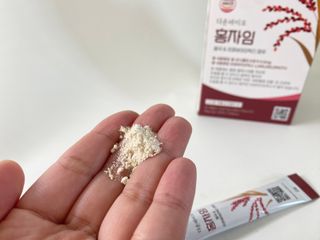 하루 1포로 콜레스테롤, 유산균, 고역가 소화효소까지 한번에 섭취! 다온바이오 홍자임 1개월분(30포) — 5점을 준 리뷰어가 2022년 12월 올린 사용 사진