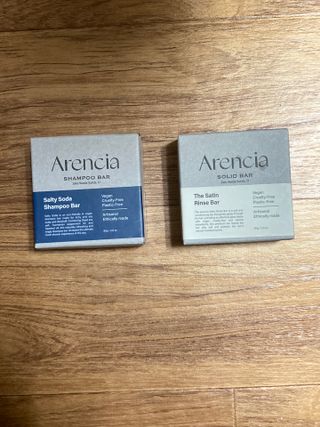 Arencia 아렌시아 솔티소다 샴푸바, 더 새틴 린스바 세트 — 5점을 준 리뷰어가 2021년 6월 올린 사용 사진