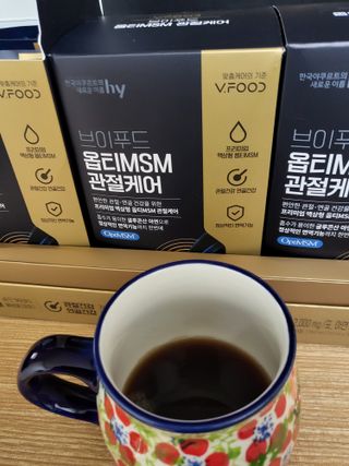 [브이푸드] 옵티MSM 관절케어 (70ml x30포) — 5점을 준 리뷰어가 2022년 6월 올린 사용 사진
