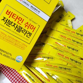 자연에온 경남제약 비타민 쉬머 저분자콜라겐 20g x 30포 — 5점을 준 리뷰어가 2021년 12월 올린 사용 사진