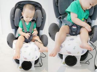 베베누보 윈디 통풍 쿨시트 유모차 카시트 2in1 라이너 — 5점을 준 리뷰어가 2021년 7월 올린 사용 사진