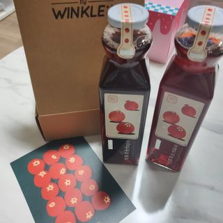 [바이윙클] 페르시아 유기농 석류 착즙주스 750ml 2병 + 선물박스 세트 — 5점을 준 리뷰어가 2022년 3월 올린 사용 사진