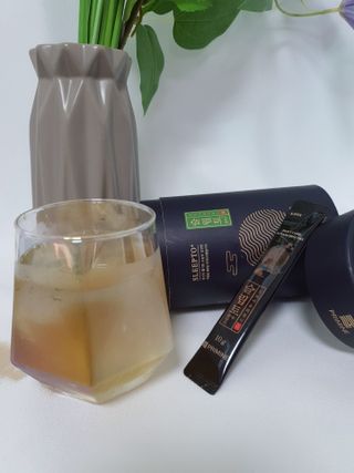 프리마인 자체 기업부설 연구소에서 찾아낸 건강한 수면의 비밀.  슬립토 플러스 30포 — 5점을 준 리뷰어가 2022년 9월 올린 사용 사진