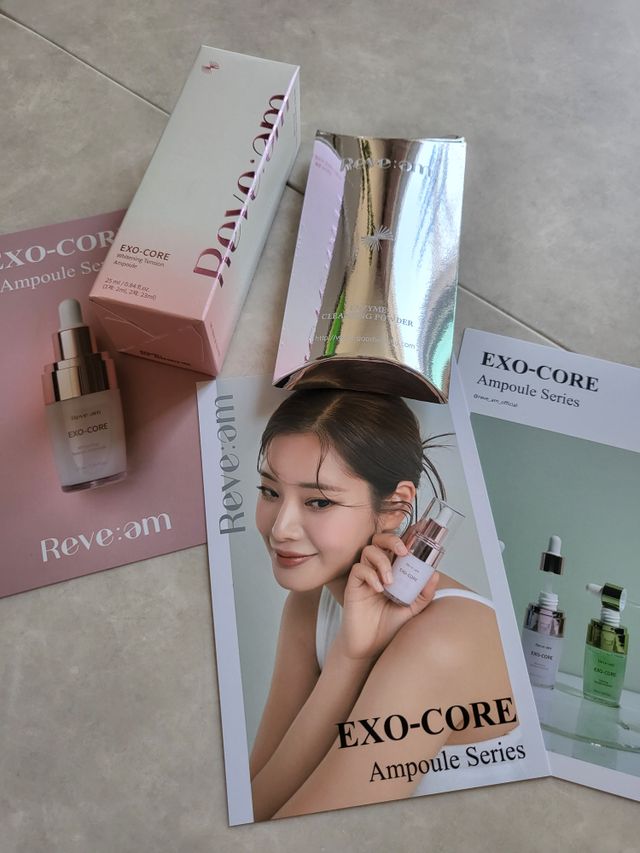 나우 [리브엠] 123억개 엑소좀으로 채운 눈부신 광채, 엑소코어 화이트닝 텐션 앰플 리뷰 사진