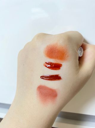 [블랙루즈]하프앤하프틴트 10종 中 택1+랜덤1 — 5점을 준 리뷰어가 2021년 2월 올린 사용 사진