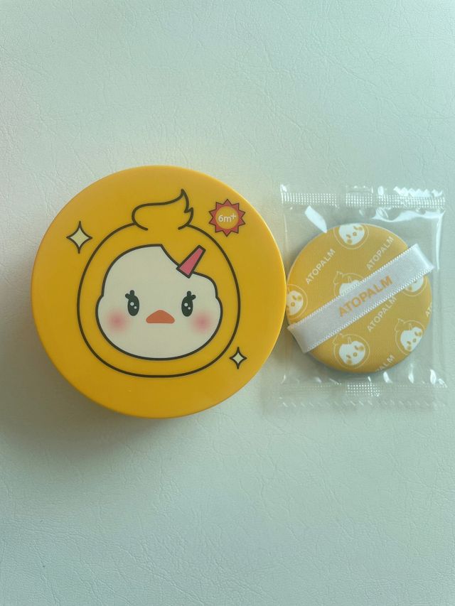아토팜 톡톡 페이셜 선팩트 SPF43 PA+++ 리뷰 사진