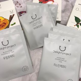 딜라이트 프로젝트 블렌딩티 우엉호박티, 히비후르츠티, 쟈스민캐모티 — 5점을 준 리뷰어가 2021년 7월 올린 사용 사진