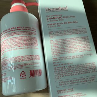 더마힐 헤어 컨디셔닝 샴푸 릴렉스 500ml — 4점을 준 리뷰어가 2021년 3월 올린 사용 사진