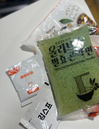 클린24시간 올리브 발효곤약면 찰비빔면 1세트-(3봉) — 5점을 준 리뷰어가 2024년 3월 올린 사용 사진