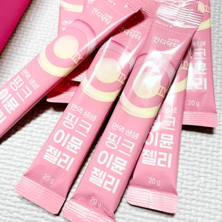 [인디닥터] 면역 생생 핑크 이뮨 젤리 — 5점을 준 리뷰어가 2022년 6월 올린 사용 사진