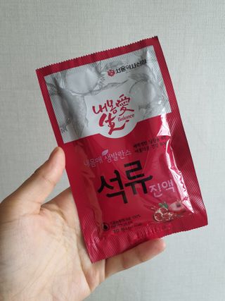 서울약사신협_내몸애생발란스석류_70ml x 30포 — 5점을 준 리뷰어가 2021년 4월 올린 사용 사진