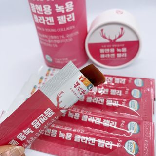 [몸엔용] 녹용 담은 탱탱 콜라겐 녹용 콜라겐 젤리 15g x 20포 — 5점을 준 리뷰어가 2022년 4월 올린 사용 사진