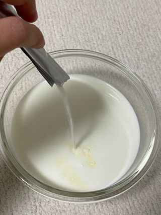 하나마이 [BEST 판매율 1위] 카스피해 유산균 종균_발효기가 필요없이 간편하게 만들어 먹는 요거트 생유산균 — 5점을 준 리뷰어가 2023년 3월 올린 사용 사진