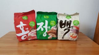 [풀무원] 자연은맛있다 정면, 백면, 홍면  세트 — 5점을 준 리뷰어가 2021년 4월 올린 사용 사진