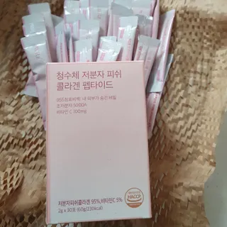 방방곳곳 청수체 콜라겐 — 5점을 준 리뷰어가 2022년 4월 올린 사용 사진