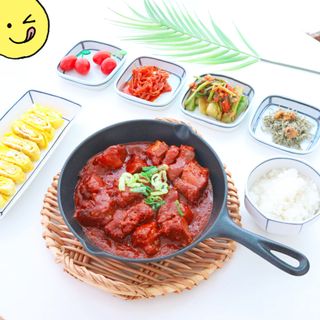 [푸딩팩토리] 대구 동인동식 수비드 매운돼지갈비찜 750g_국내산 돼지고기, 마늘듬뿍 동인동식 찜갈비 — 5점을 준 리뷰어가 2022년 8월 올린 사용 사진