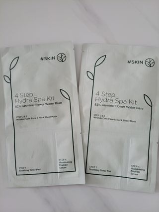태그스킨 4스텝 주름개선 피부미백 영양 마스크팩 3개 세트(최신버전) — 5점을 준 리뷰어가 2022년 7월 올린 사용 사진
