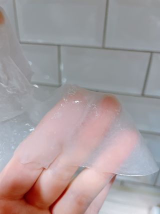 닥터마시멜로 닥터마스멜로 마블러스 아쿠아 클리닉 마스크 — 5점을 준 리뷰어가 2021년 3월 올린 사용 사진