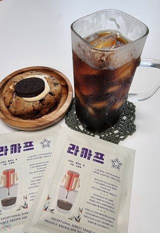 라까프 베트남 핀 커피 드립백 7개입 — 4.5점을 준 리뷰어가 2022년 9월 올린 사용 사진