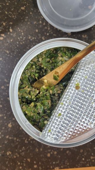 셰프애찬 수제 청양 맵짤이 400g — 5점을 준 리뷰어가 2022년 9월 올린 사용 사진