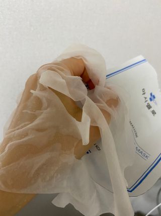 닥터마시멜로 닥터마스멜로 마블러스 아쿠아 클리닉 마스크 — 5점을 준 리뷰어가 2021년 3월 올린 사용 사진