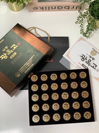 광동생활건강 프리 미션 [광동] 광옥고 보력환 (3.75 g x 30환) — 3.5점을 준 리뷰어가 2025년 7월 올린 사용 사진