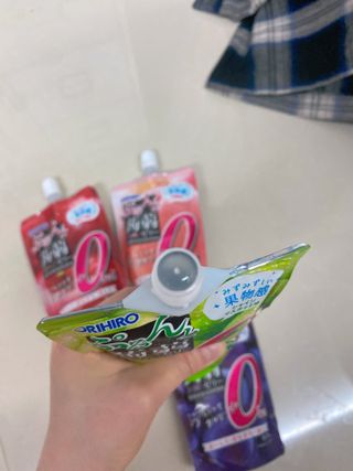 ORIHIRO 오리히로 곤약젤리 제로칼로리 130g 4종 4팩(맛별로 1팩씩) — 4점을 준 리뷰어가 2023년 1월 올린 사용 사진