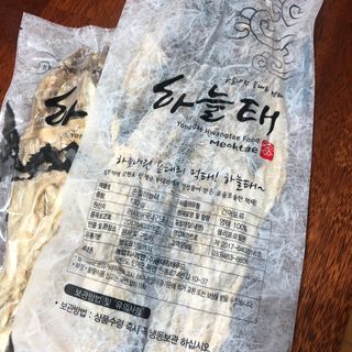 [오늘바스켓] 용대리 손질하늘태 130g — 5점을 준 리뷰어가 2021년 6월 올린 사용 사진