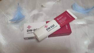 이지듀 DW-EGF 크림 다이브좀_콜라겐이 쏙쏙, 탄력피부로 다이빙 — 5점을 준 리뷰어가 2021년 2월 올린 사용 사진