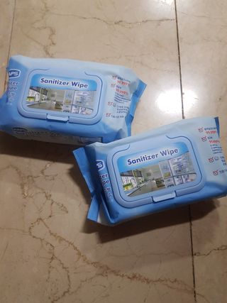 햅스 세균없는 주방 대형 2팩, HAPS sanitizer wipe — 5점을 준 리뷰어가 2021년 12월 올린 사용 사진