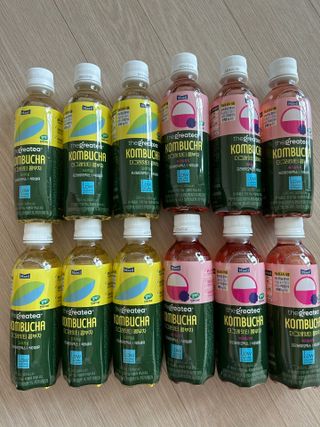 더그레잇티 콤부차 [매일유업] 더그레잇티 44kcal 콤부차 300ml *12개입 (오리지널 6개+베리리치 6개) — 4점을 준 리뷰어가 2023년 7월 올린 사용 사진