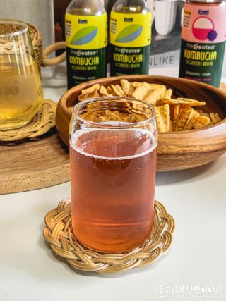 더그레잇티 콤부차 300ml *12개입 (오리지널 6개+베리리치 6개) — 5점을 준 리뷰어가 2022년 7월 올린 사용 사진