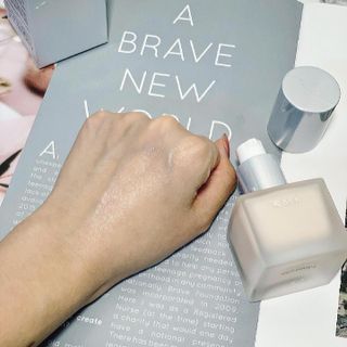 [RMK] 메이크업 베이스 + 리퀴드 파운데이션 — 5점을 준 리뷰어가 2021년 3월 올린 사용 사진